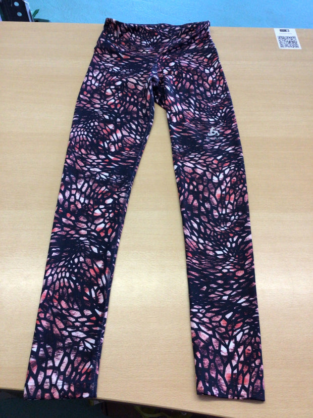 Odlo Sport-Hose XS Mehrfarbig (Schwarz, Pink, Weiß)