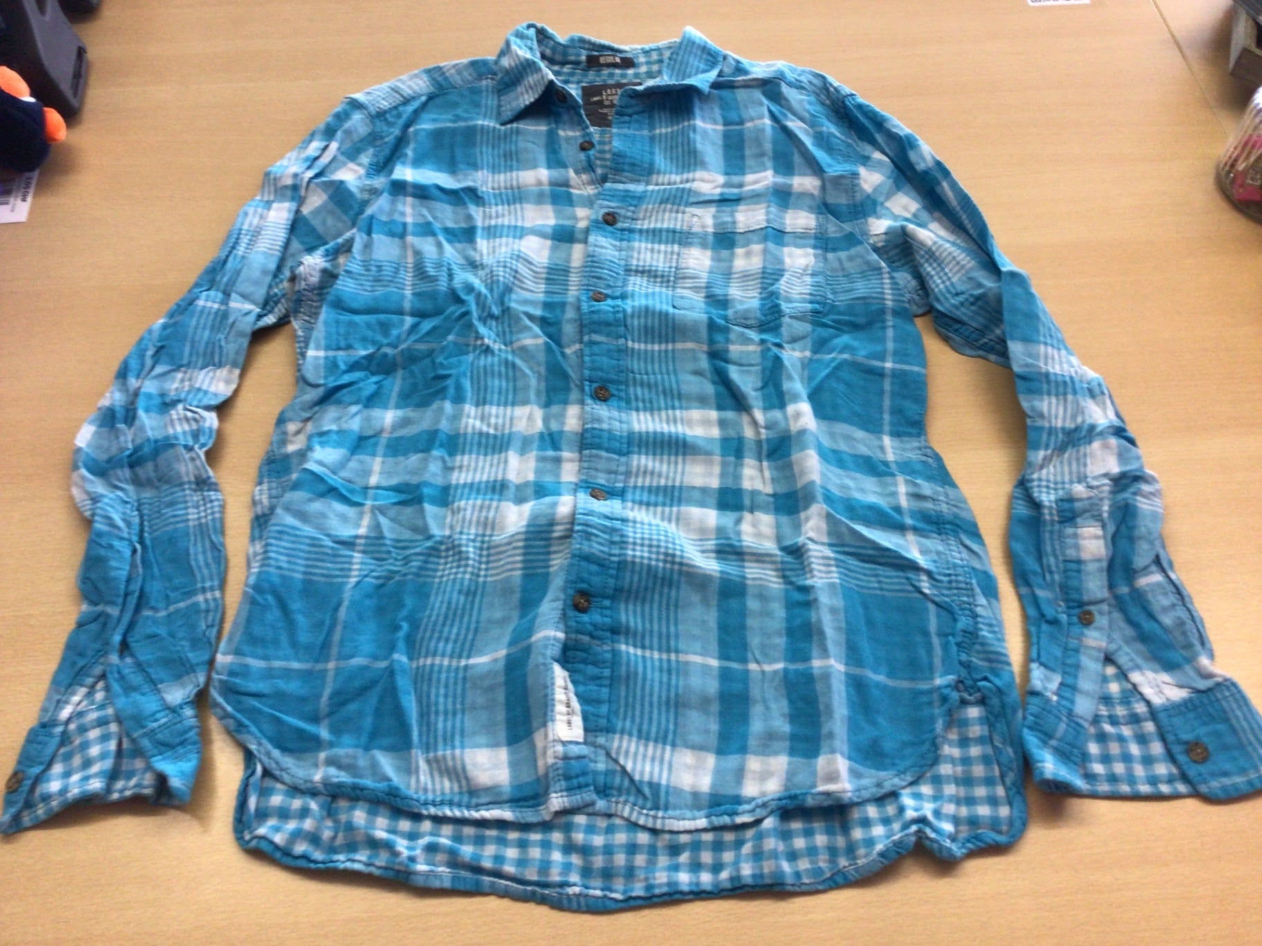 Bluse M Blau