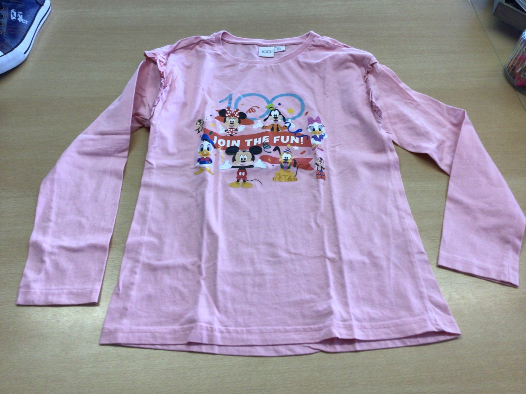 Disney 100 Langarmshirt 152 Pink