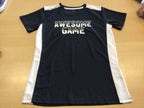  Sport-Shirt 146/152 Dunkelblau und Weiß