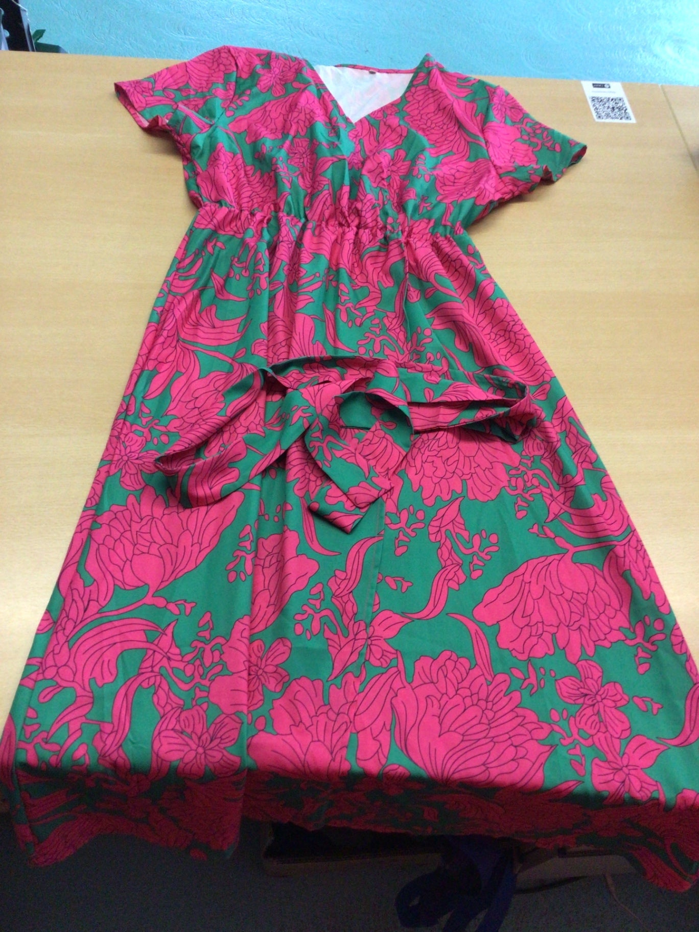 Sommerkleid M Pink und Grün