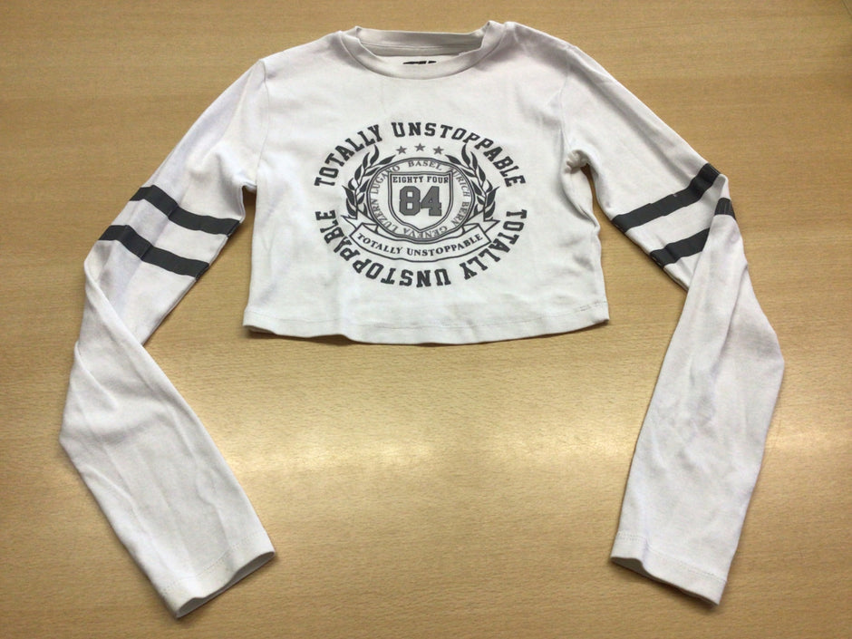  Langarmshirt XS Weiß