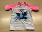  Schwimmshirt 86 Beige, Pink, Blau, Gelb, Rot