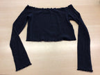 Langarmshirt Schwarz