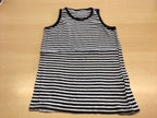 Tanktop 170/176 Schwarz-Weiß