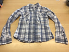 Bluse 34 Blau und Weiß