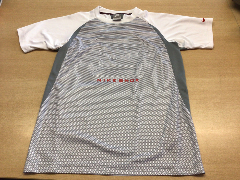 Nike Sport-Shirt S Weiß, Grau, Rot