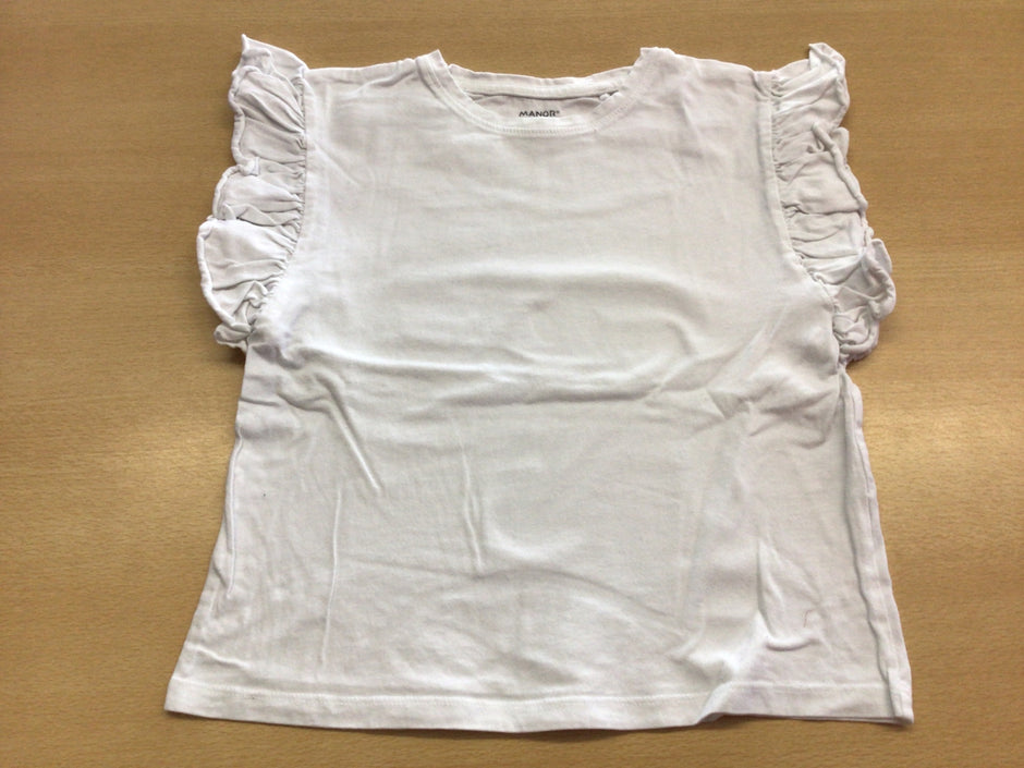 MANOR T-Shirt 128 Weiß