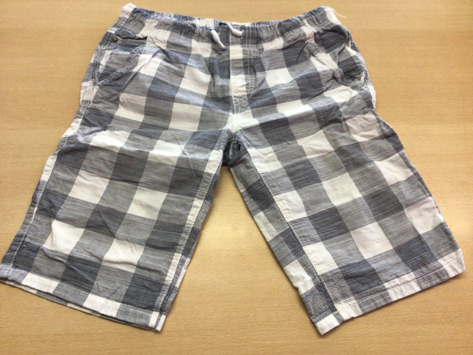 Shorts 158 Grau-Weiß