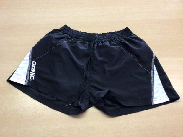 DONIC Sport-Shorts XXS Schwarz und Weiß