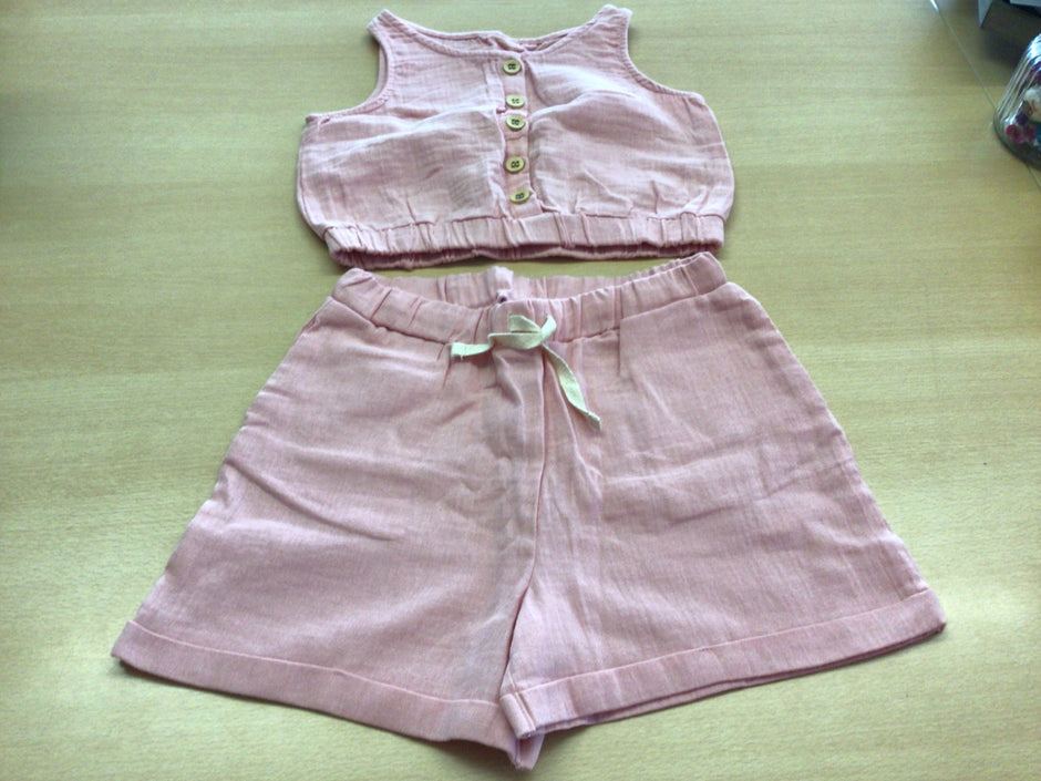 Sommer-2-Teiler 128/134 Rosa