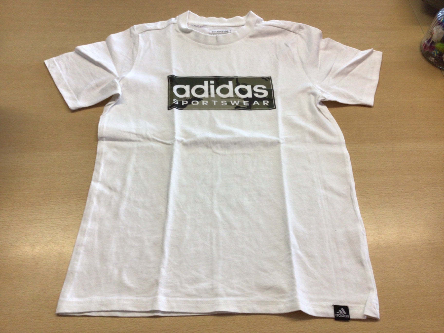 adidas T-Shirt 152 Weiß