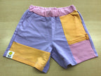 Shorts 110/116 Mehrfarbig (Lila, Gelb, Rosa)