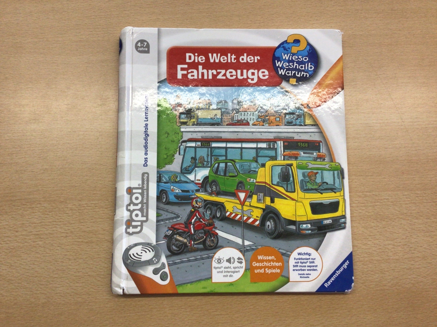 Ravensburger Buch tiptoi die Welt der Fahrzeuge Bunt
