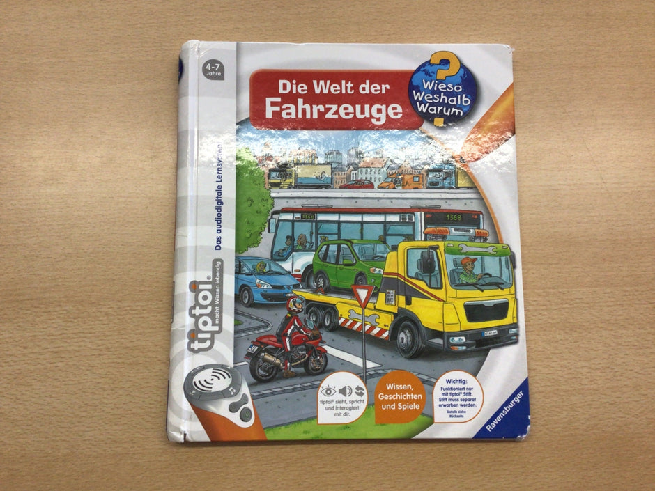 Ravensburger Buch tiptoi die Welt der Fahrzeuge Bunt