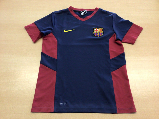 Nike Sport-Shirt 140/152 Blau, Rot