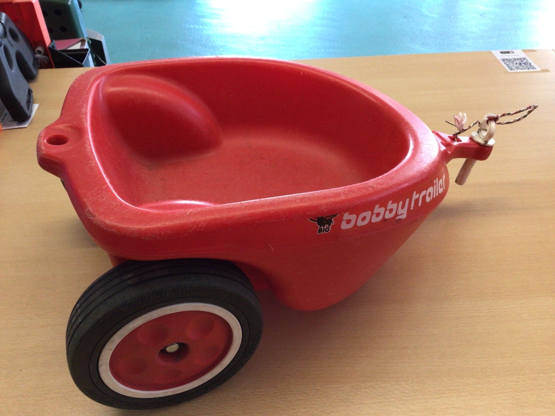 Big Bobbycar-Anhänger Rot