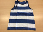  Tanktop 122/128 Blau und Weiß