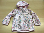 Softshelljacke 86 Rosa mit bunten Einhorn- und Regenbogenmotiven