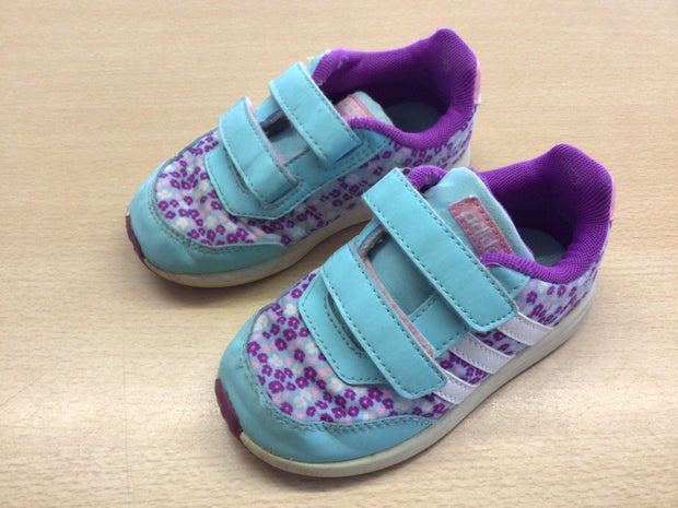 Adidas Sneaker 24 Lila, Hellblau, Weiß