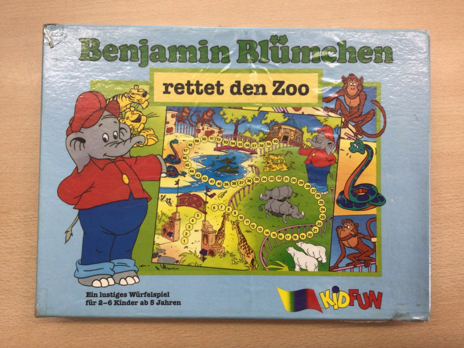 Brettspiel Benjamin Blümchen rettet den Zoo Bunt