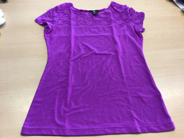 H&M T-Shirt S Lila