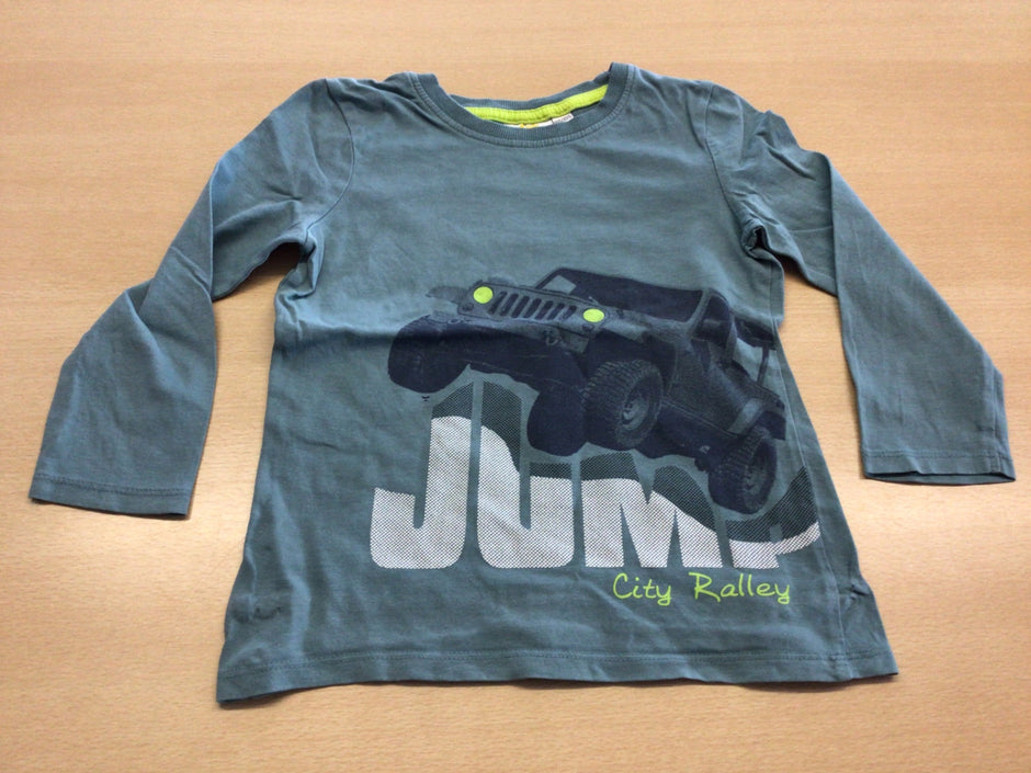 Langarmshirt 98/104 Grau
