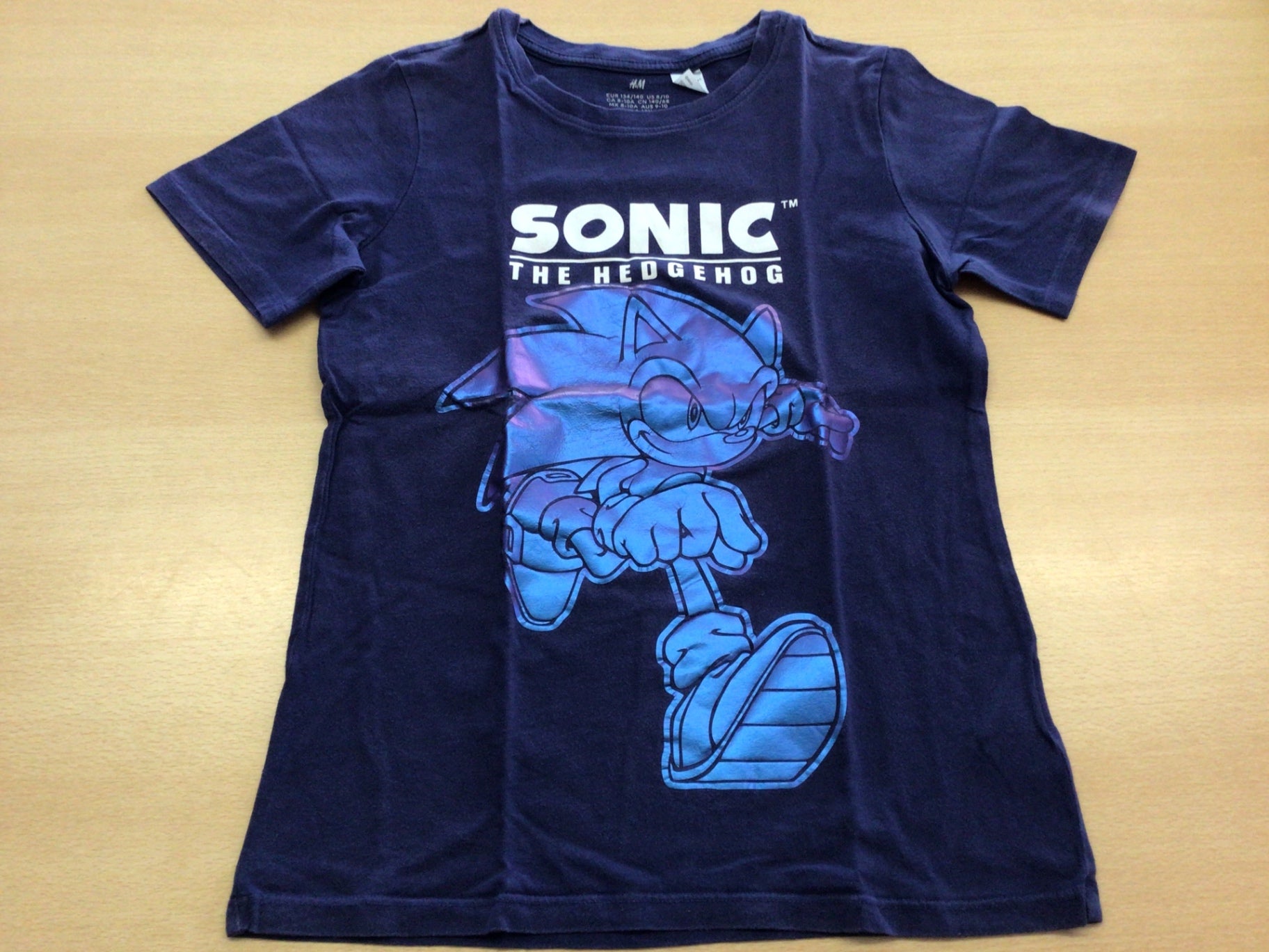 H&M T-Shirt 134/140 Dunkelblau