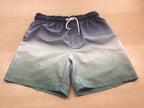  Badeshorts 146/152 von Dunkelgrau zu Hellgrün