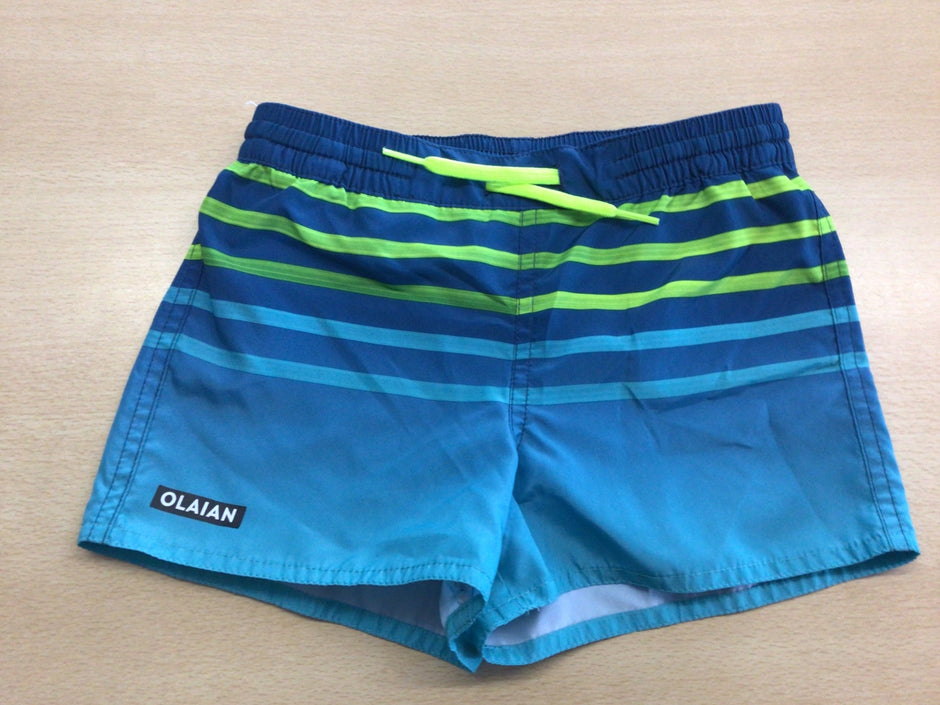 OLAIAN Bade-Shorts 104/110 Blau, grün, hellblau