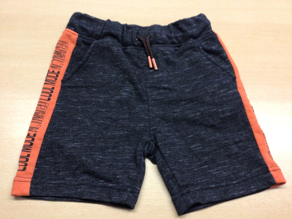 Shorts 128 Dunkelgrau, Orange
