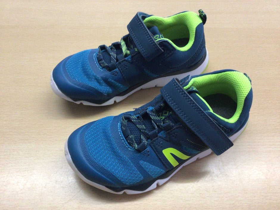  Sneaker 29 Blau und Neon-Gelb