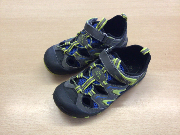 Kappa Schuhe 32 schwarz, blau, gelb
