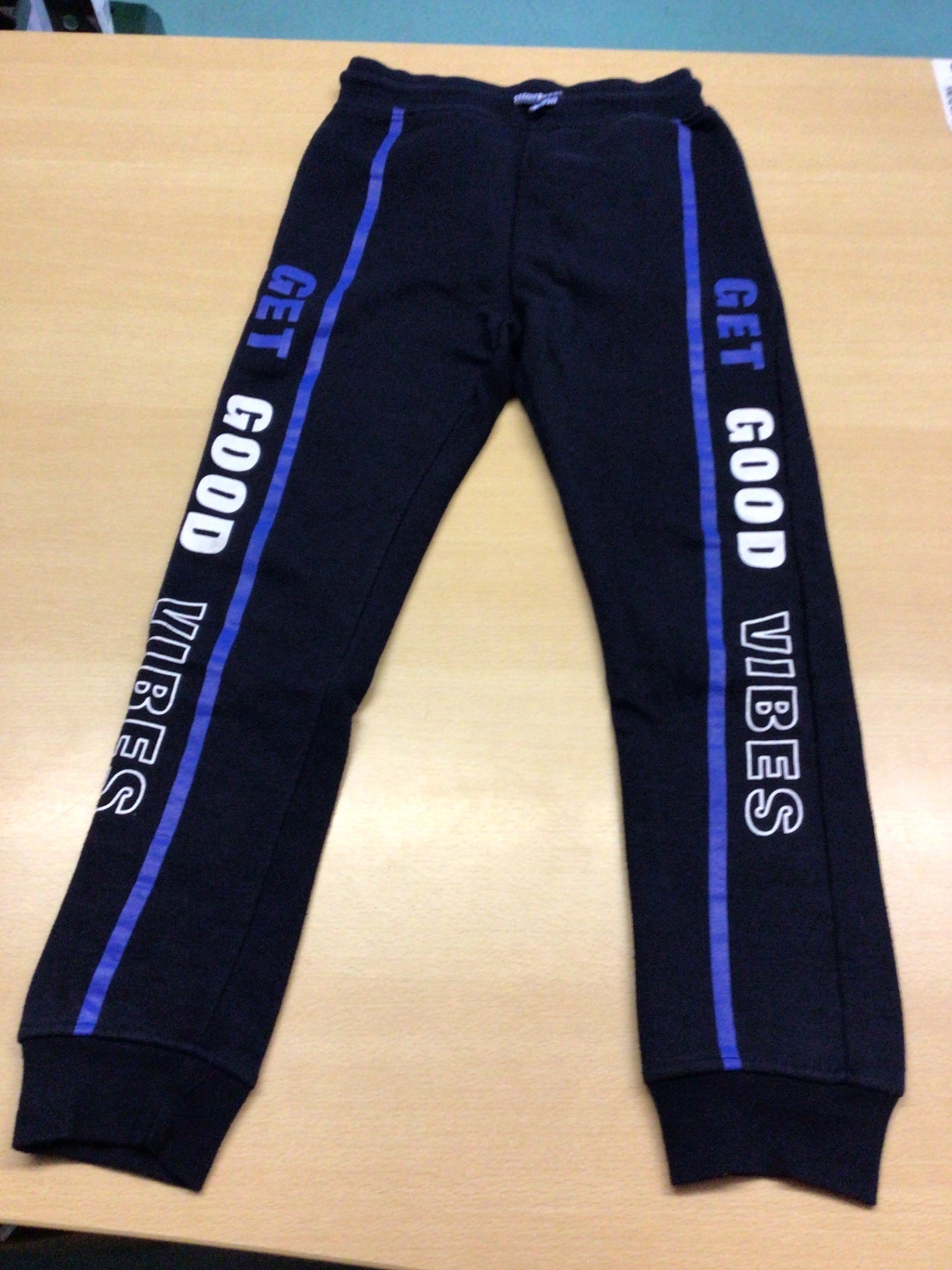 Jogginghose 134/140 Schwarz, Blau, Weiß