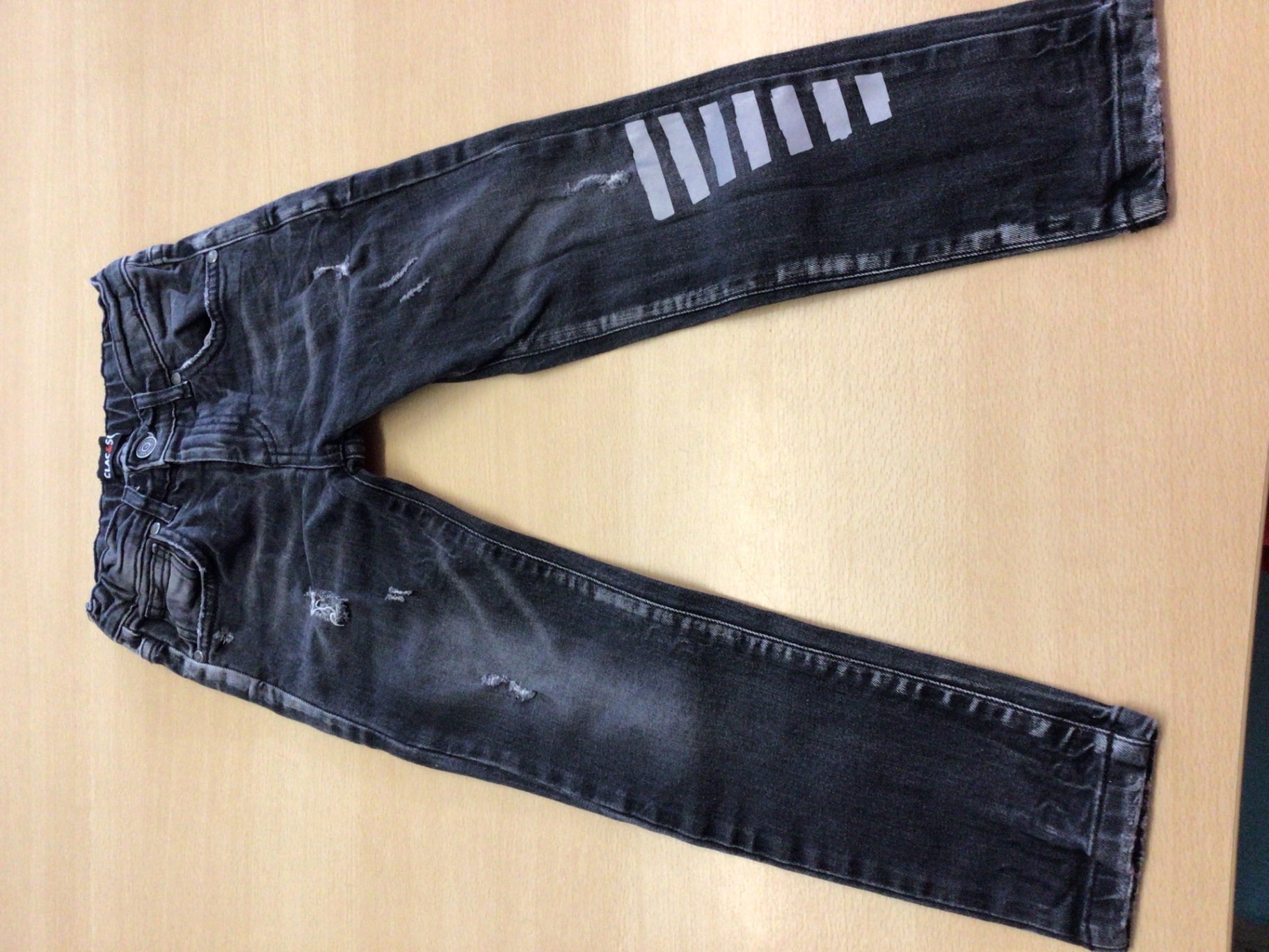 Jeans 116/122 Schwarz