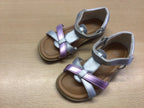 Sandalen 26 Silber, Lila