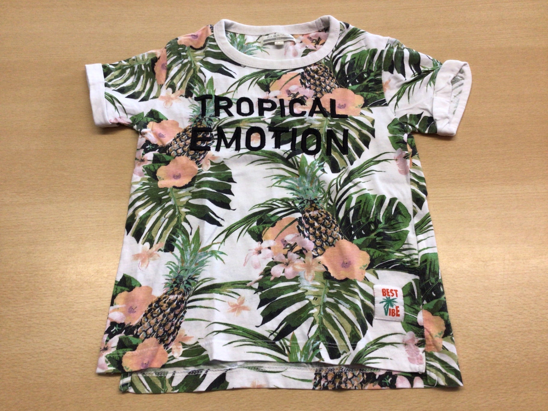 Best Vibe T-Shirt 104/110 Weiß