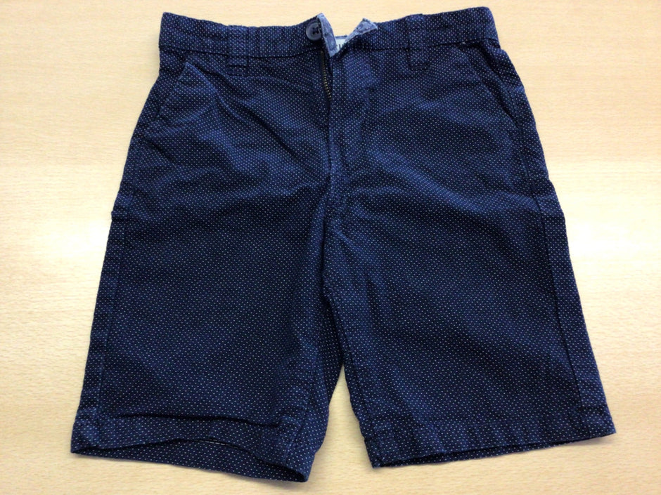 Shorts 122 Dunkelblau mit weißen Punkten
