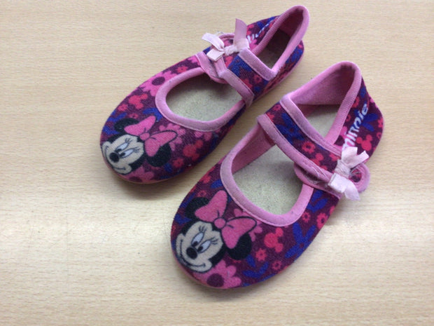 Disney Hausschuhe 28 Pink, Violett, Schwarz