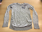 Umstands-Pullover M Grau
