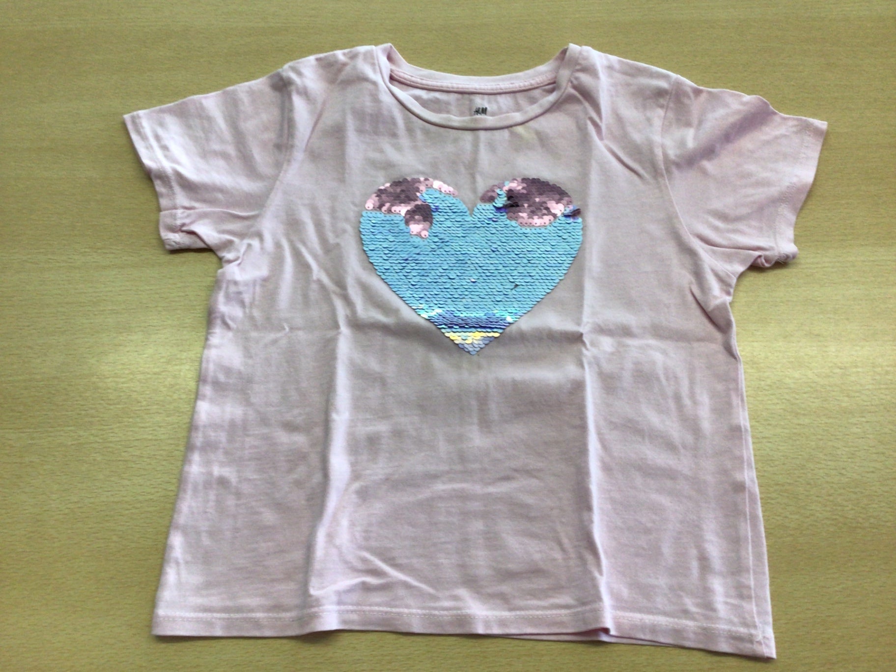H&M T-Shirt 110/116 Hellrosa