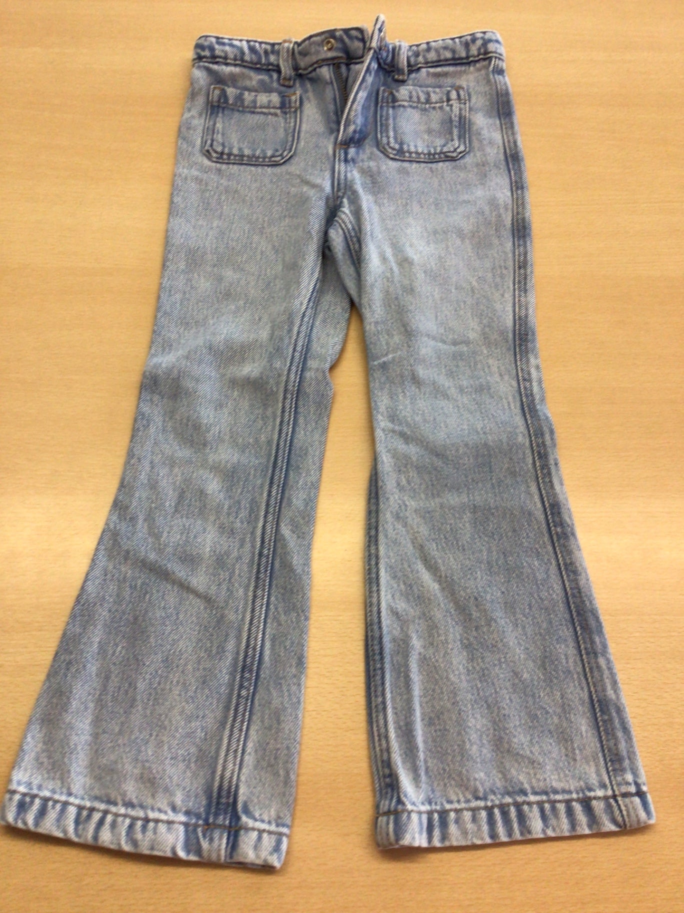 Jeans 116/122 Hellblau