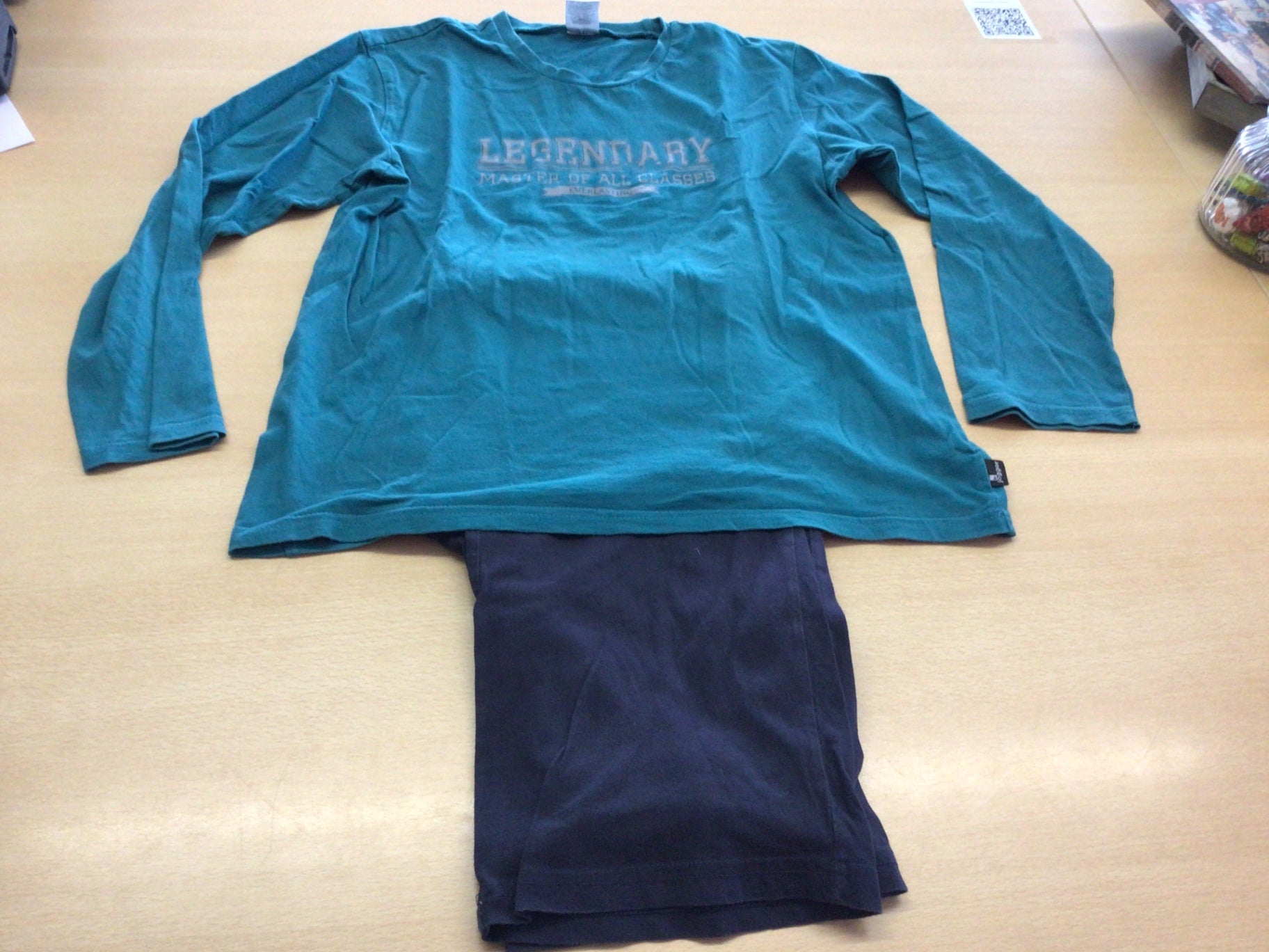 Jogger Pyjama 158/164 Blau