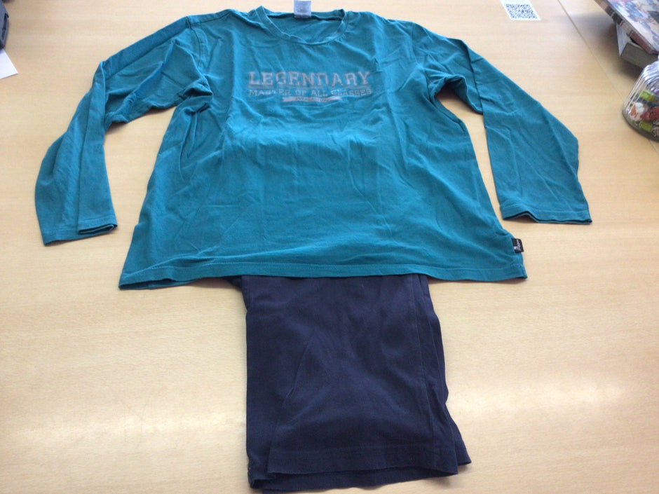 Jogger Pyjama 158/164 Blau