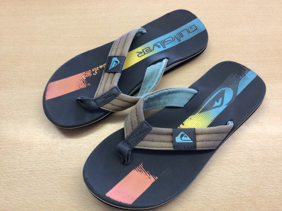 Quiksilver Flip-Flops Schwarz, Blue, Gelb, Pink, Grau