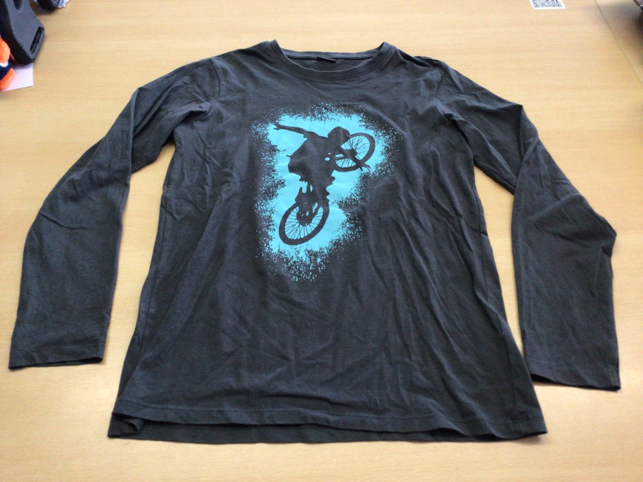 Langarmshirt Grau