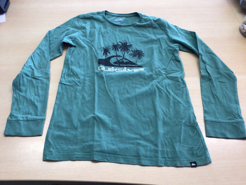 Quiksilver Langarmshirt 164 Türkis