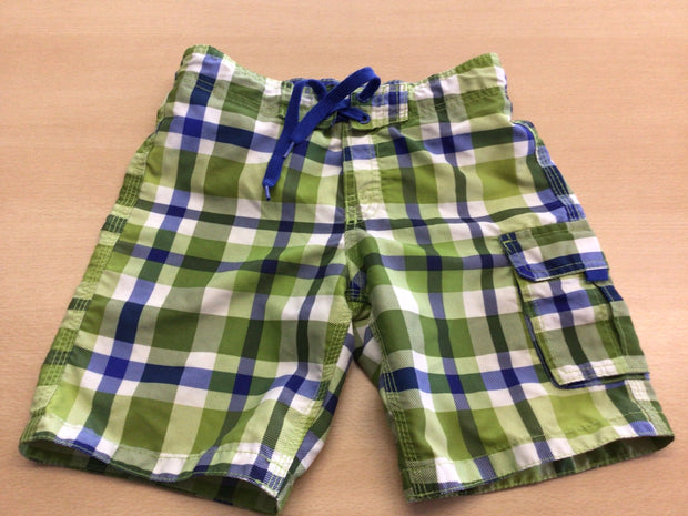  Badeshorts 122/128 Grün, Blau, Weiß