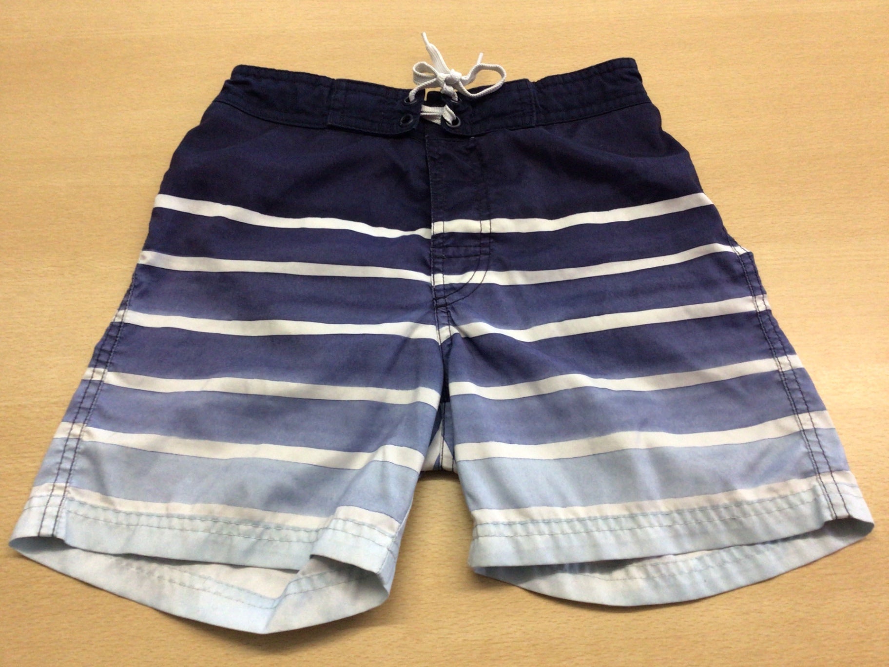  Badeshorts 134/140 Blau, Weiß