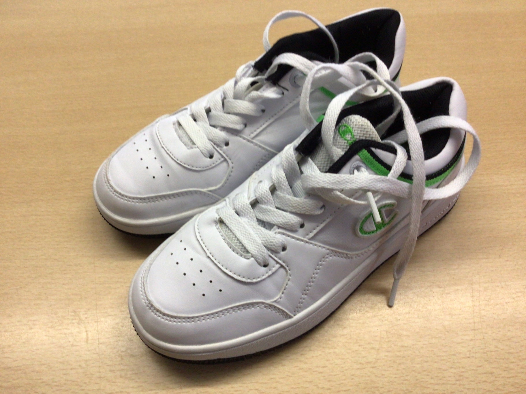 Champion Sneaker 36 Weiß, Schwarz, Grün